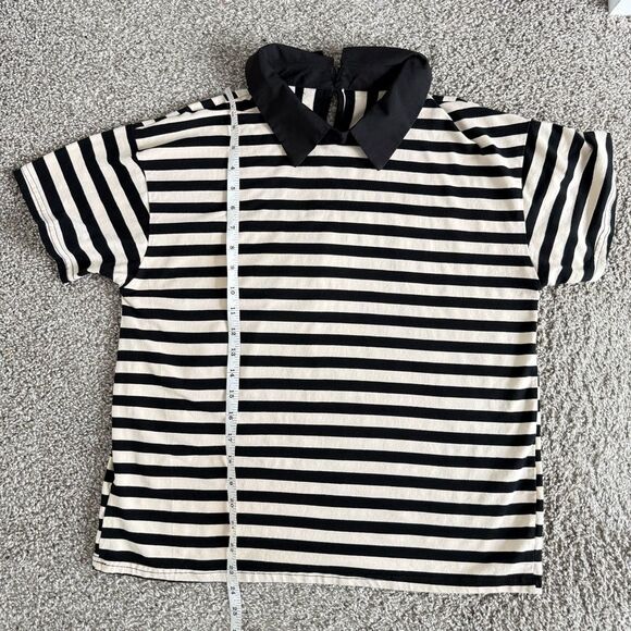 YIFUQUIN | Striped Collared Shirt - Picture 8 of 8